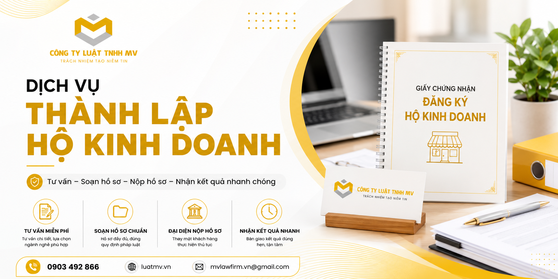Dịch vụ thành lập hộ kinh doanh của Công ty Luật TNHH MV